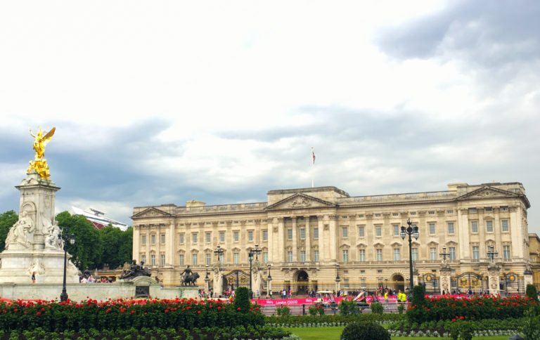 Buckingham Palace in London England