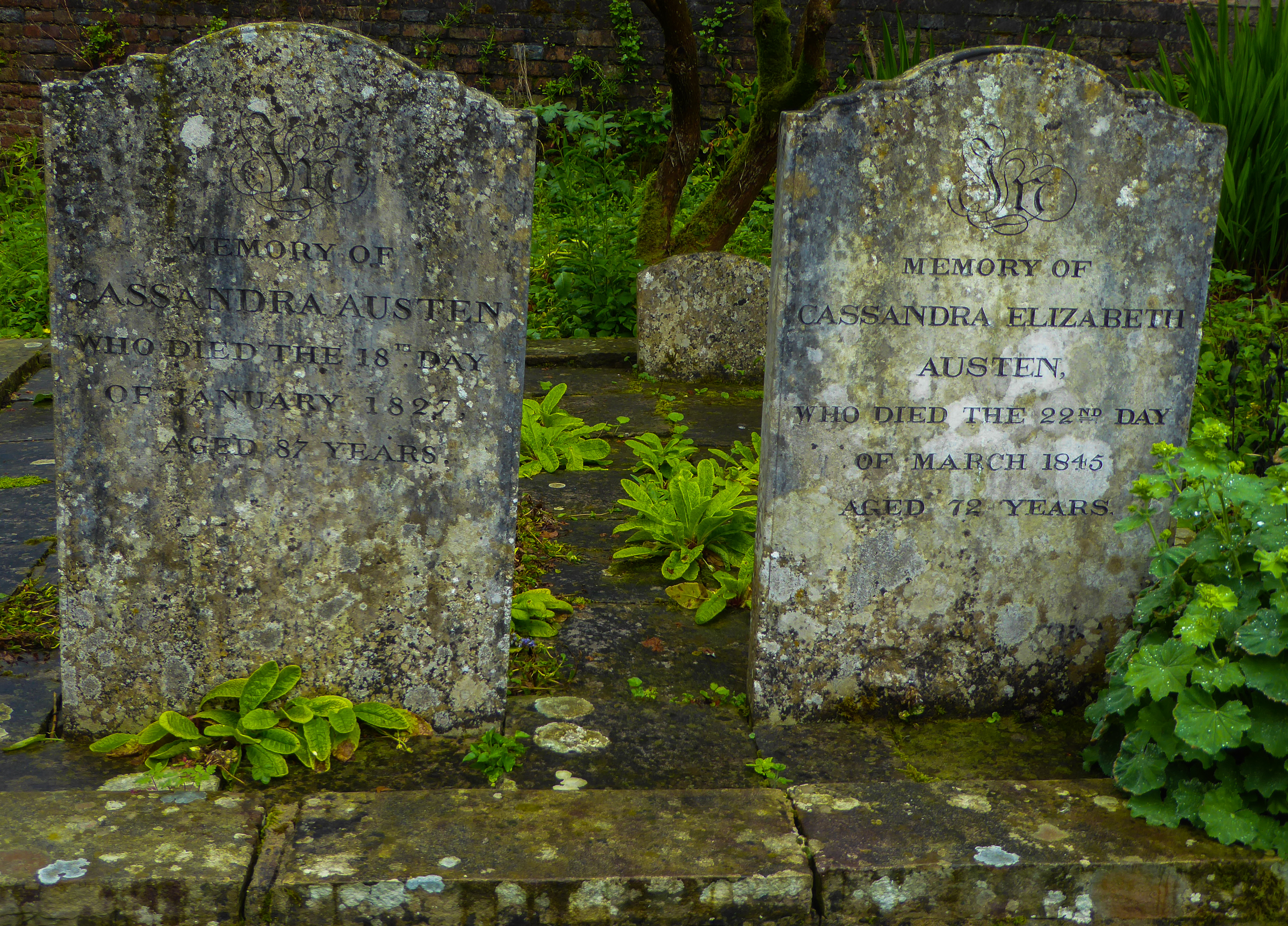 Jane Austen Mother and Daughter Graves