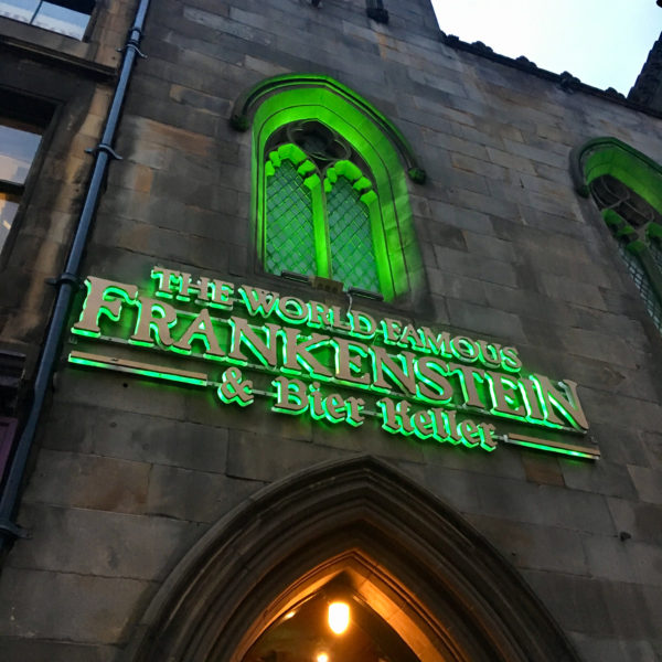 The World Famous Frankenstein bar Edinburgh Scotland