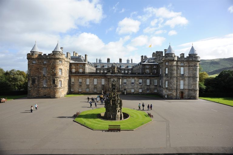 Palace of Holyroodhouse in Edinburgh Scotland